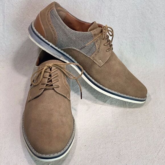 La Milano Canvas Oxfords Mens Size 9.5M - Picture 6 of 16